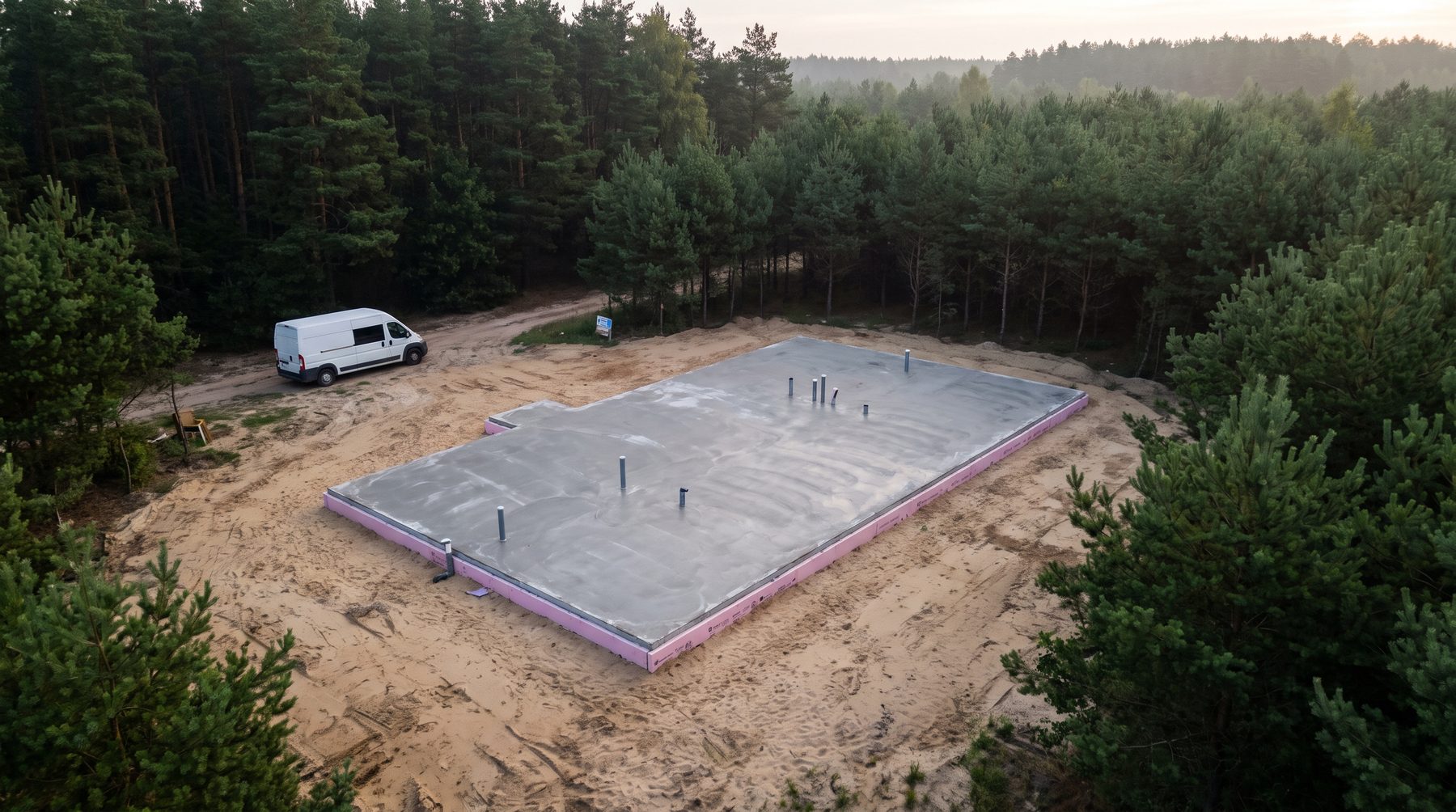 Ile kosztuje fundament dla domu 100 m²? Ceny 2026